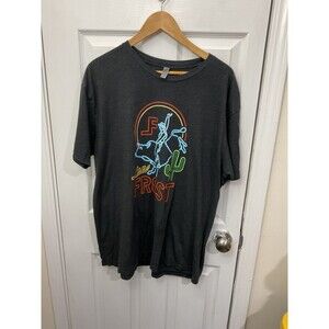 Lane Frost Neon Rodeo Graphic T-Shirt - Charcoal Heather XXL